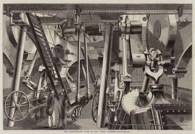 La salle des machines à aubes du Great Eastern - Ebenezer Landells